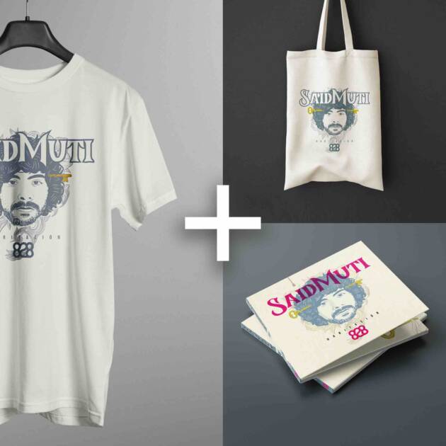 Pack 1 Habitación 828 (Camiseta+Cd+Bolsa)